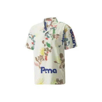 PUMA ADVENTURE PLANET AOP Shirt Shirt Men's White