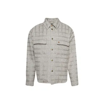 AMIRI Check Boucle Padded Overshirt