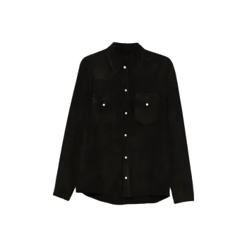 SALVATORE SANTORO Suede Overshirt