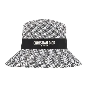 DIOR Viscose Bucket Hats Women's Black
