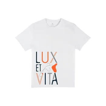 LUX ET VITA Summer T Shirt Unisex White