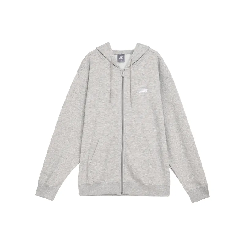 New Balance Sport Essentials Logo Fleece Full Zip Hoodie-0
