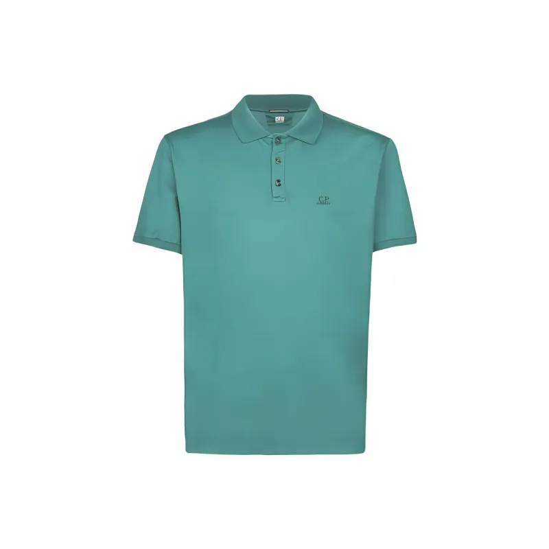 C.P.Company Chest Logo patch Polo Shirt-0