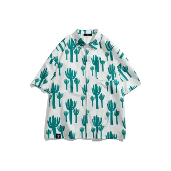 ROBINHOOD Shirts Unisex White Base Island Cactus