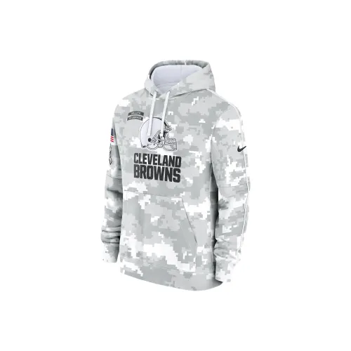 Nike Cleveland Browns Salute To Service Primary Edge Club Men's Nike Nfl Pullover Hoodie