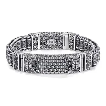 Angel Wishes 925 Sterling Silver Bracelets Men's