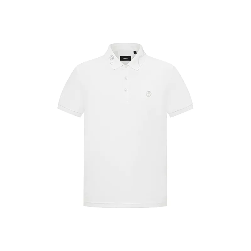 RARE Polo Shirts Men White-0