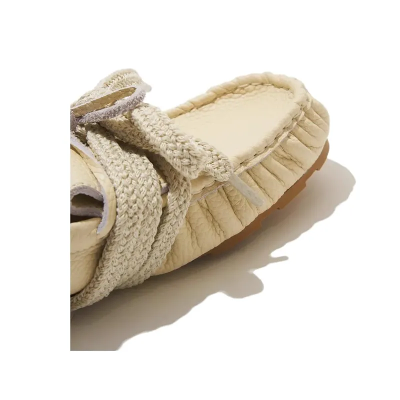 Meruomai Low Top Casual Shoes Women's Ecru-3