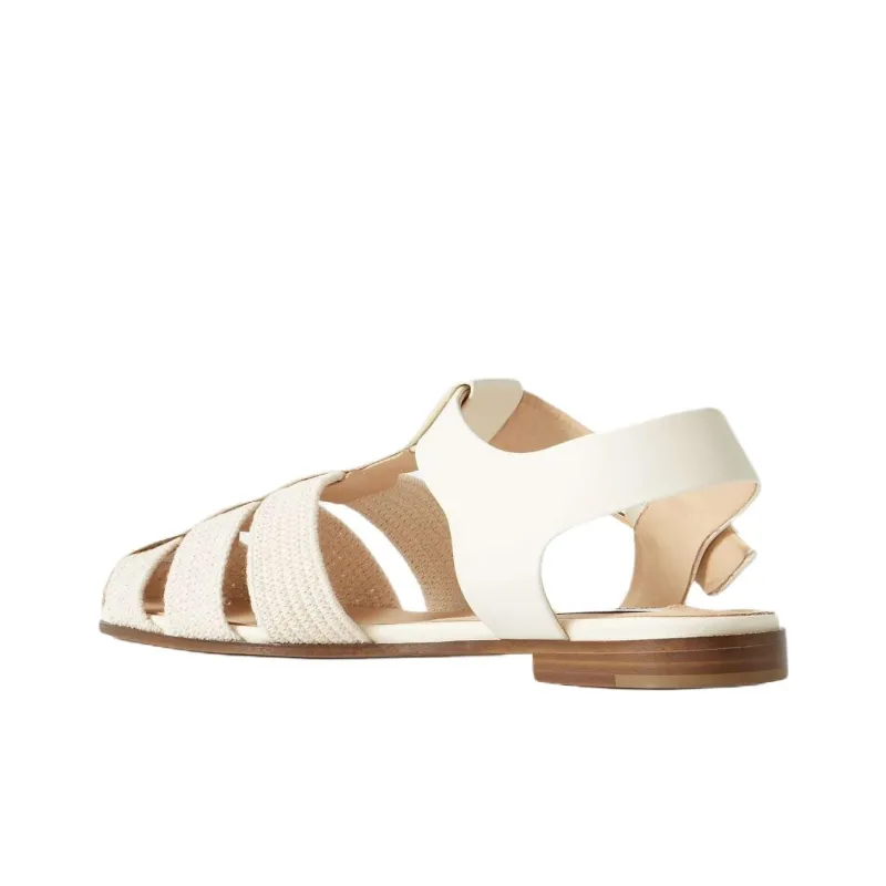 GABRIELA HEARST Calla Roman Sandals Women's Beige-2