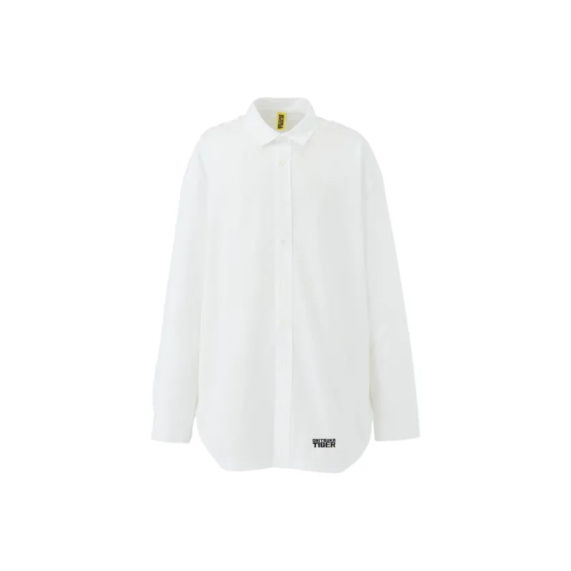 Onitsuka Tiger Oversized Shirt Unisex Gray-0