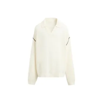ZARA Polo Shirt Men's Raw White