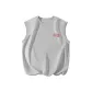 [100% cotton, Skin-Friendly]Heather Gray (Tf Deformation Font Chest Logo)