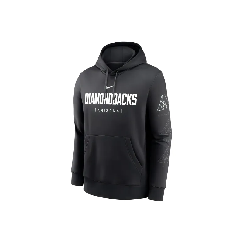 Nike Arizona Diamondbacks Fashion Club Men's Nike Mlb Pullover Hoodie-0