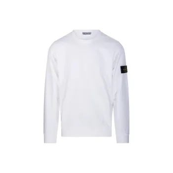 STONE ISLAND Fleece Garment Dyed Crewneck