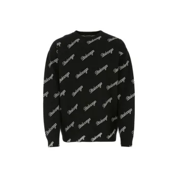 Balenciaga Script Logo Crewneck