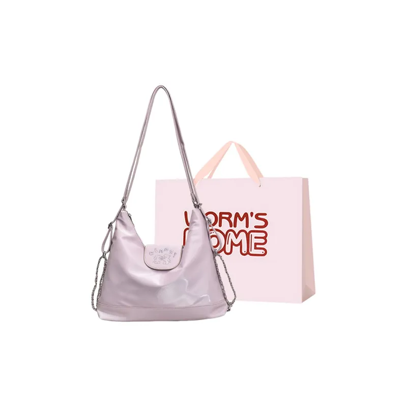 Worm's Home PU Backpack Women's Multicolor-0