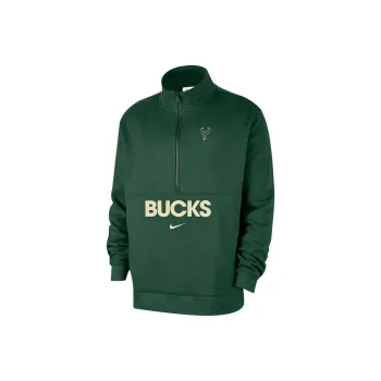 Nike Milwaukee Bucks Club Courtside Men's Nike Nba 1/2 Zip Top
