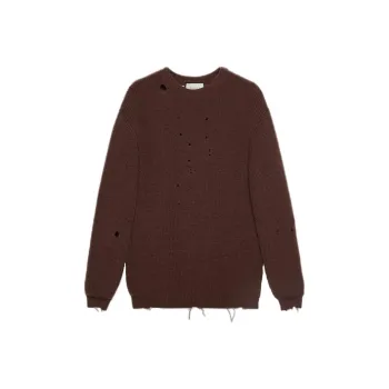 GUCCI Sweaters Men Brown