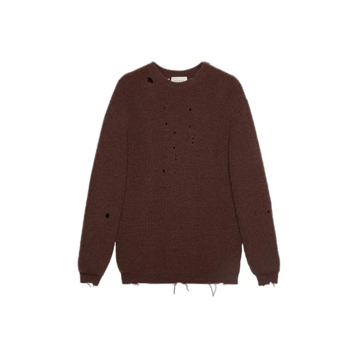 GUCCI Sweaters Men Brown-0