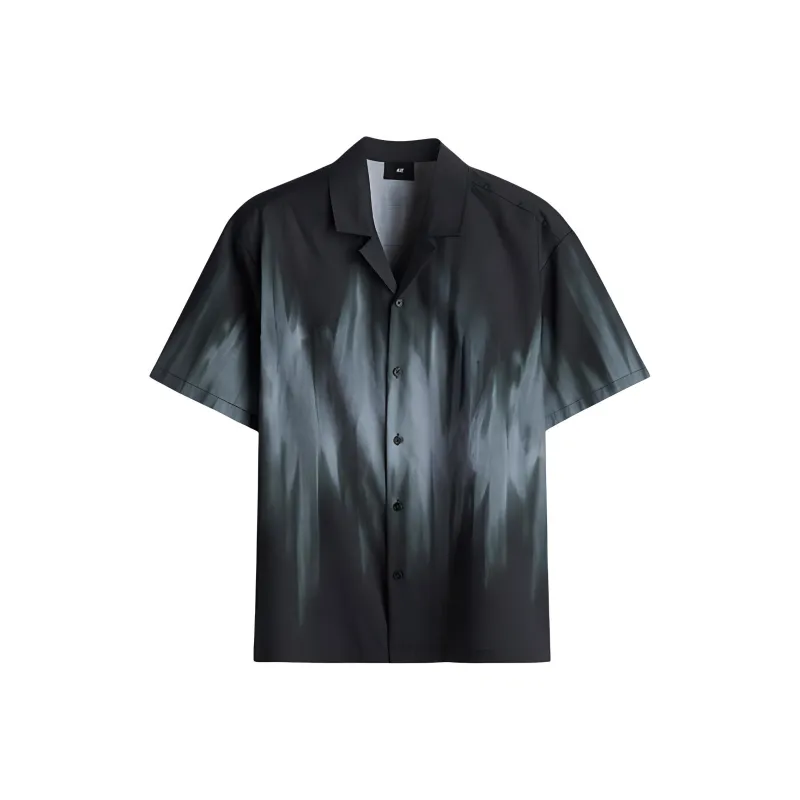 H&M Shirt Men's Dark Green/Pattern-0