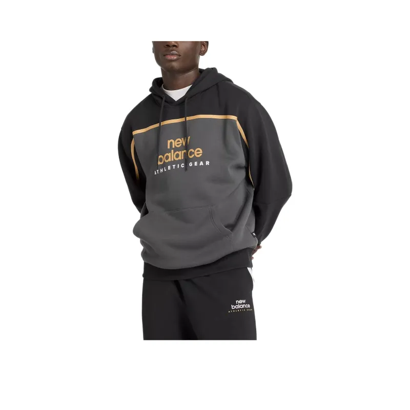 New Balance Classics Fleece Hoodi Sweatshirt Men's Black-0