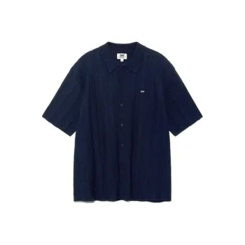 Lee Shirts Men Navy Blue