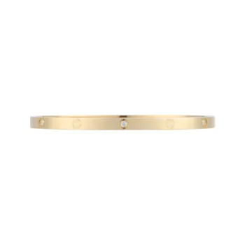 CARTIER LOVE Series 18K Gold Bangles Unisex