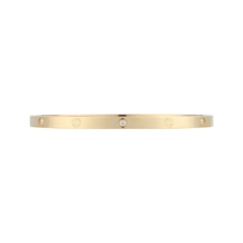 CARTIER LOVE Series 18K Gold Bangles Unisex