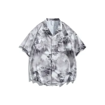 HOZZS Shirt Unisex Ink Wash Jungle