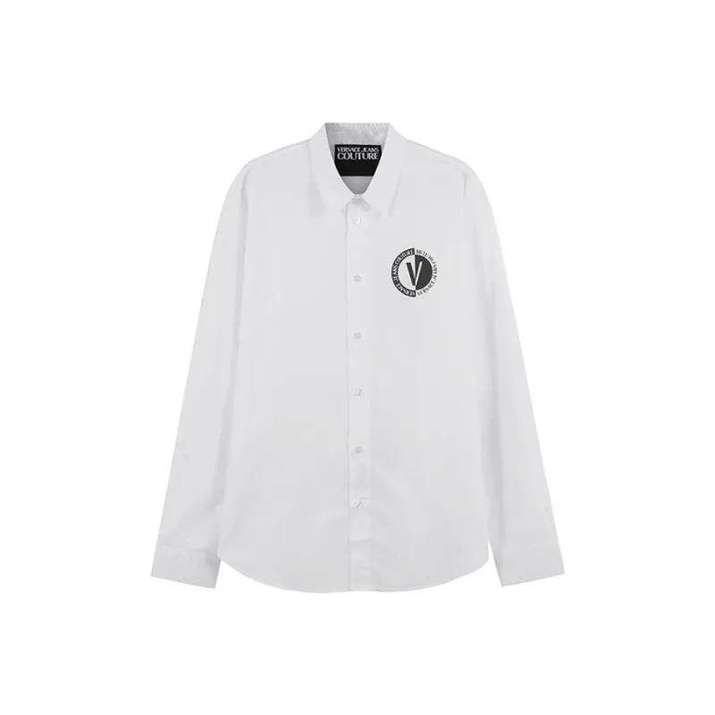 VERSACE JEANS COUTURE Shirts Men White-0