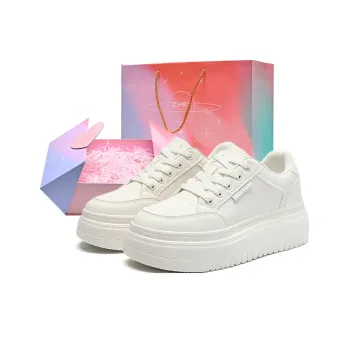 ZHR Skateboard Shoes Women's Low Top Beige, Beige Box Included