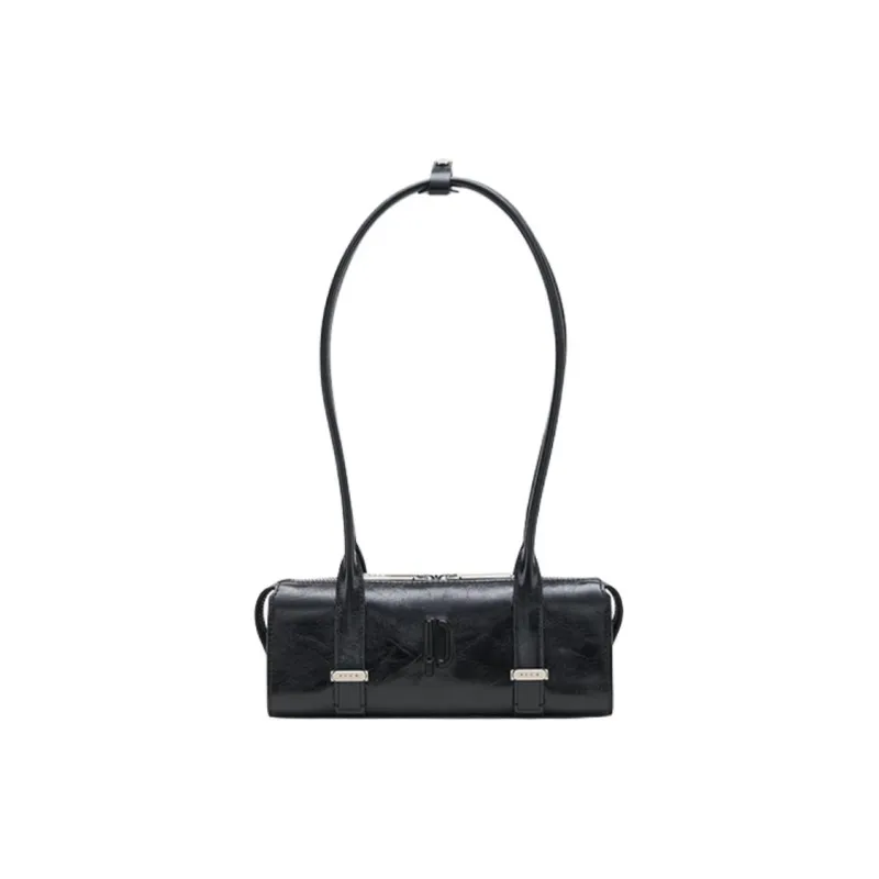 PECO Soft Leather, Cow Leather Handbag, Shoulder Bag Women's Black/Yellow/Blue-0