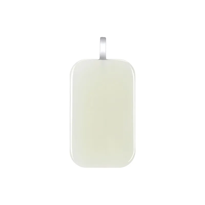 Royal Heaven's Choice Hetian Jade Pendants White Jade Unisex-3