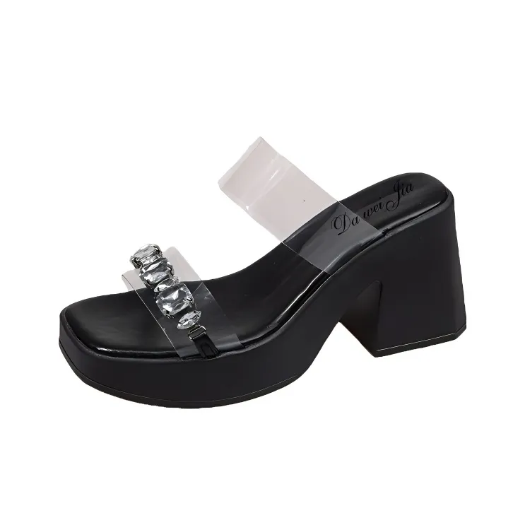 Dawei's House EVA Slip Resistant Abrasion Resistant Antibacterial Slide Slippers Women's-17