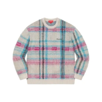 Supreme Brushed Plaid Sweater