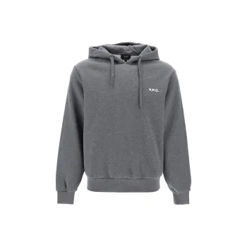 A.P.C Logo Detailed Drawstring Hoodie