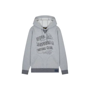 Safarispot REGION MOTORS CLUB PUB RECIPE HOODIE Sweatshirt Unisex GRAY/Gray