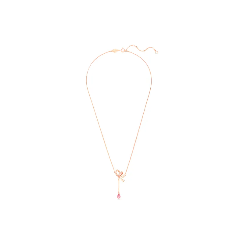 Swarovski Hyperbola Y Bow Pendant Necklace-2