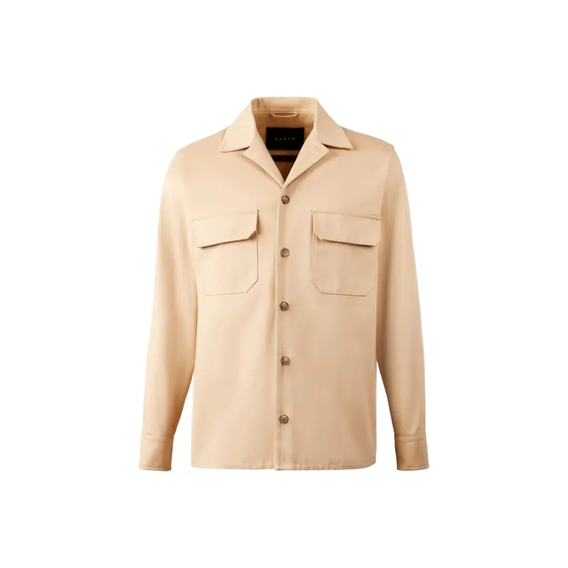 HOGAN Shirts Men Beige Yellow-0