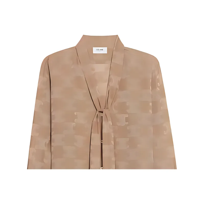 CELINE Shirts Women's Brown-2