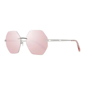 Swarovski Irregular Shape Sunglasses Women's Silver
