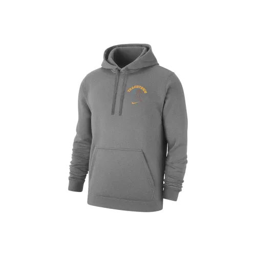 Nike Club Running Pullover Hoodie Sweatshirt Men's Dark Gray