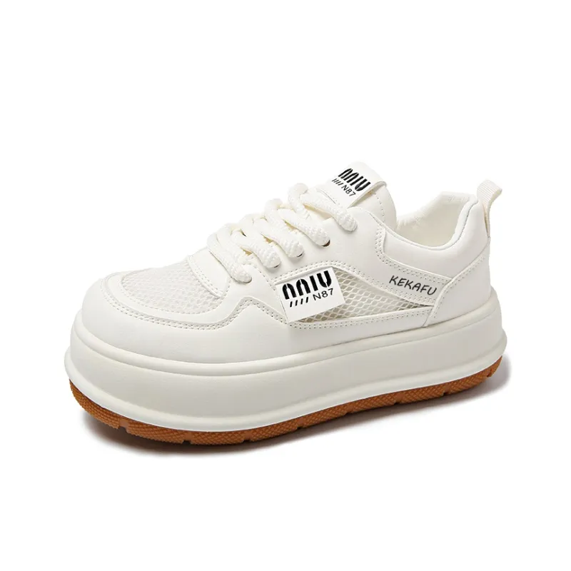 KEKAFU Lightweight And Breathable Low Top Skateboard Shoes Women's-0