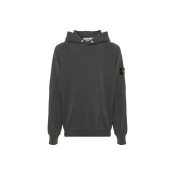 STONE ISLAND Old Treatment Cotton Hoodie