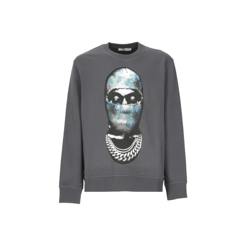 IH NOM UH NIT Mask Printed Crewneck Sweatshirt
