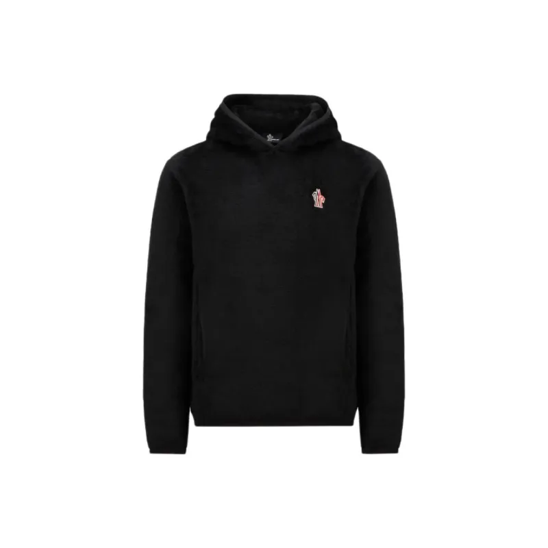 Moncler Logo Patch Fleece Hoodie-0