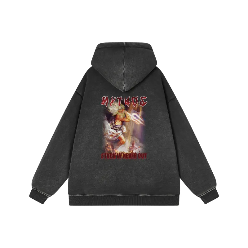 FAKE VINTAGE Sweatshirt Unisex Black-0