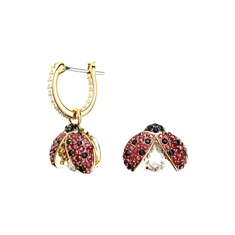 Swarovski Gold-Plated Earrings Women's Multicolor-1