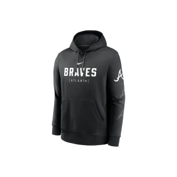 Nike Atlanta Braves Fashion Club Men's Nike Mlb Pullover Hoodie