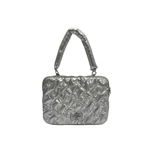 RKM Lamination Handbag Women's Black/Silver